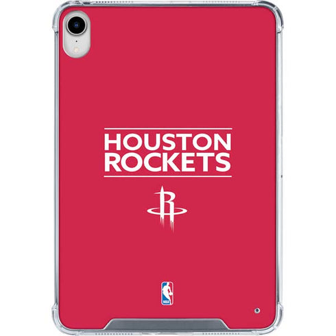 NBA Houston Rockets Standard - Red iPad 11th Gen (2025) Clear Case