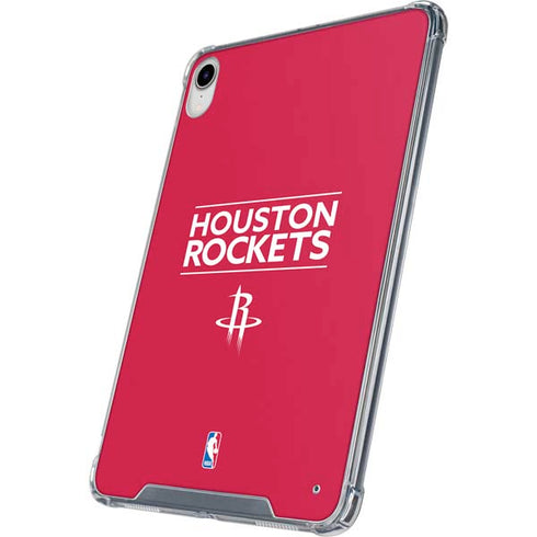 NBA Houston Rockets Standard - Red iPad 11th Gen (2025) Clear Case