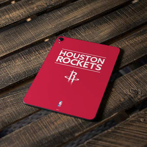NBA Houston Rockets Standard - Red Apple iPad Pro Skin