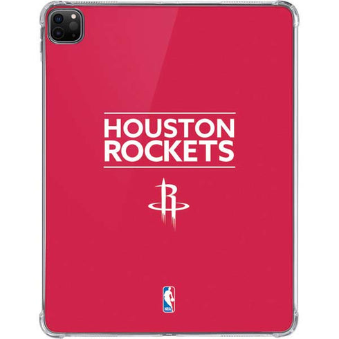 NBA Houston Rockets Standard - Red iPad Pro 11in (2024) Clear Case