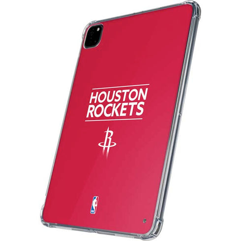 NBA Houston Rockets Standard - Red iPad Pro 11in (2024) Clear Case