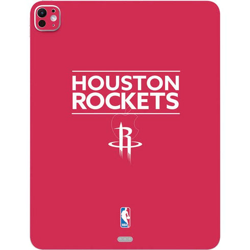 NBA Houston Rockets Standard - Red iPad Pro 13in M4 (2024) Skin
