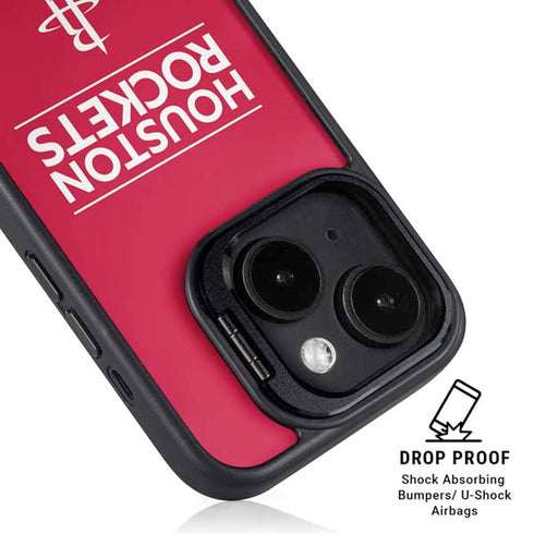 NBA Houston Rockets Standard - Red iPhone 14 Plus Kickstand Case