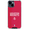 NBA Houston Rockets Standard - Red iPhone 15 Clear Case