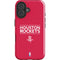 NBA Houston Rockets Standard - Red iPhone 16 Impact Case