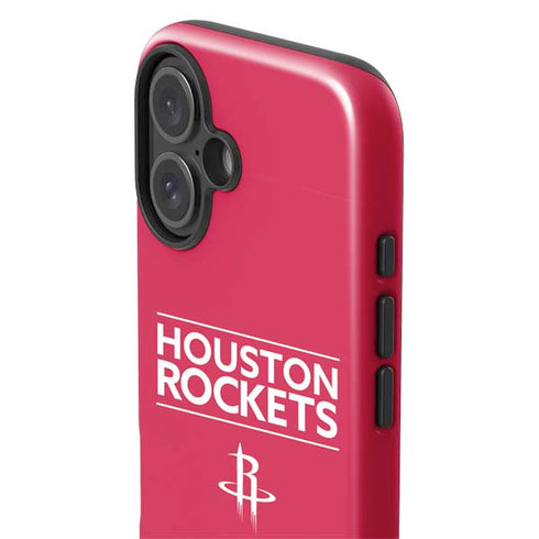 NBA Houston Rockets Standard - Red iPhone 16 Impact Case