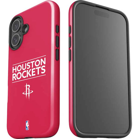 NBA Houston Rockets Standard - Red iPhone 16 Impact Case