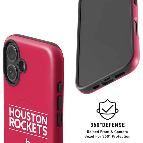 NBA Houston Rockets Standard - Red iPhone 16 Magsafe Impact Case