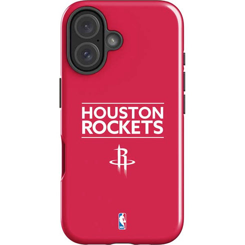 NBA Houston Rockets Standard - Red iPhone 16 Plus Impact Case