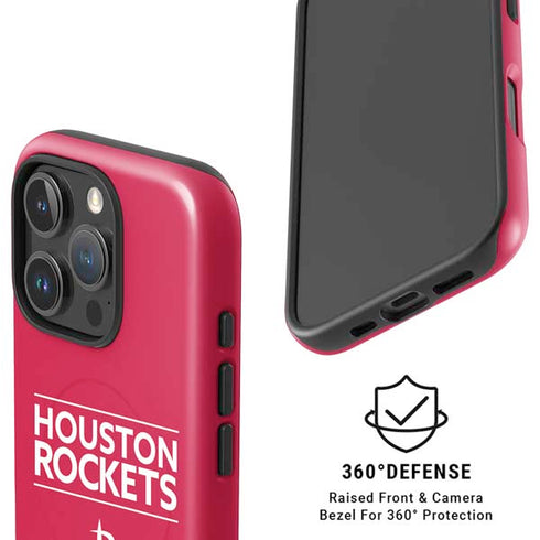 NBA Houston Rockets Standard - Red iPhone 16 Pro Magsafe Impact Case