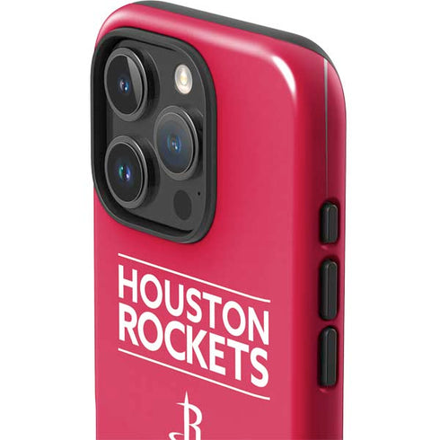 NBA Houston Rockets Standard - Red iPhone 16 Pro Max Impact Case