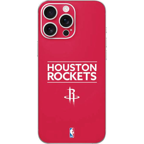 NBA Houston Rockets Standard - Red iPhone 16 Pro Max Skin