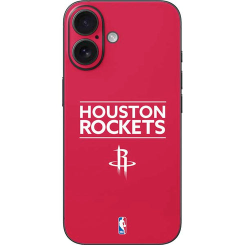 NBA Houston Rockets Standard - Red iPhone 16 Skin