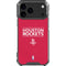 NBA Houston Rockets Standard - Red iPhone 18 Pro Max Clear Case