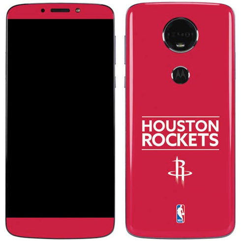 NBA Houston Rockets Standard - Red Moto E5 Plus Skin