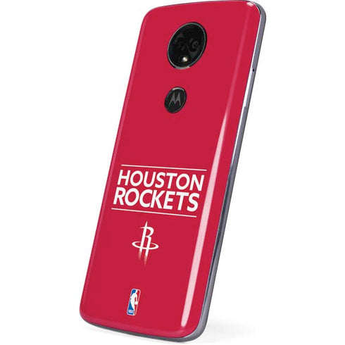 NBA Houston Rockets Standard - Red Moto E5 Plus Skin