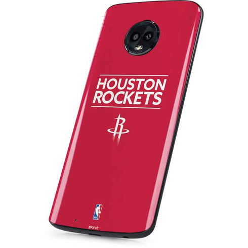 NBA Houston Rockets Standard - Red Moto G6 Skin