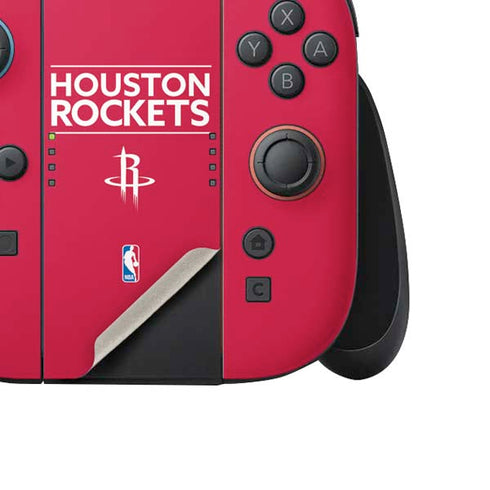 NBA Houston Rockets Standard - Red Nintendo Switch 2 (2025) Joy-Con Controller Skin
