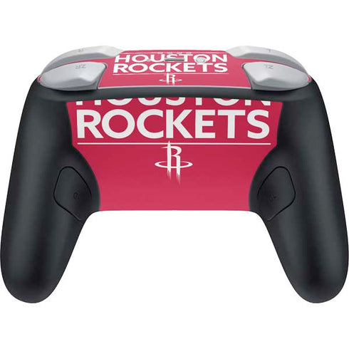 NBA Houston Rockets Standard - Red Nintendo Switch 2 (2025) Pro Controller Skin