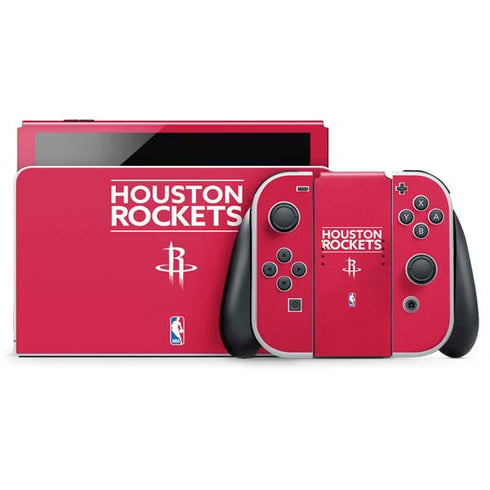 NBA Houston Rockets Standard - Red Nintendo Skins