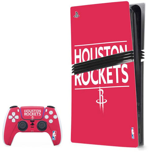 NBA Houston Rockets Standard - Red PlayStation PS5 Skins