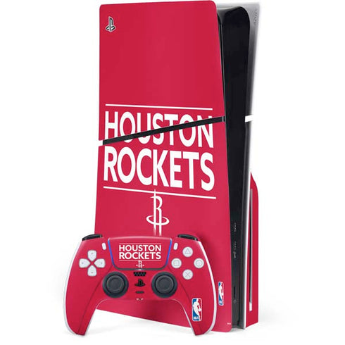 NBA Houston Rockets Standard - Red PlayStation PS5 Skins