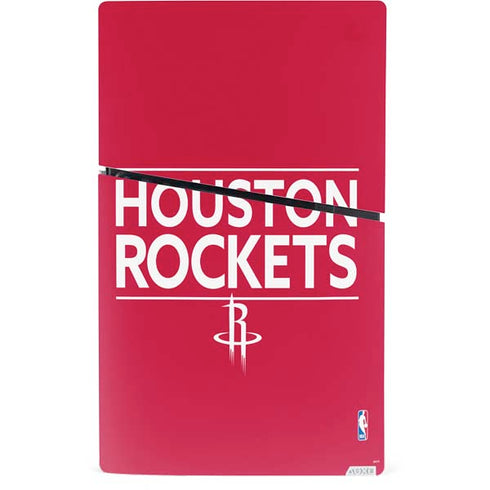 NBA Houston Rockets Standard - Red PS5 Slim Digital Edition Console Skin