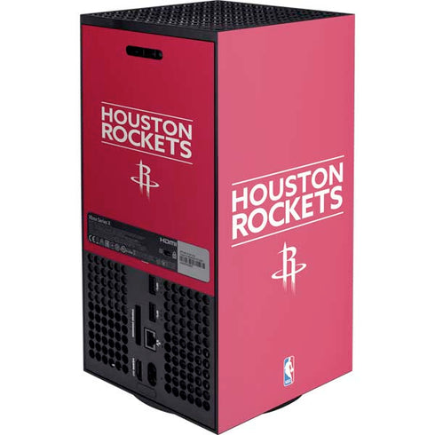 NBA Houston Rockets Standard - Red XBox Series X Digital Edition Console Skin
