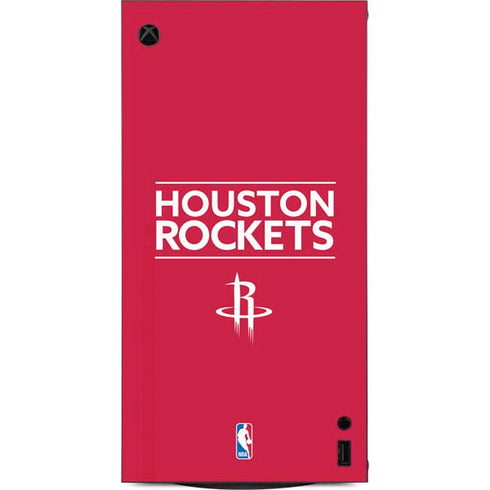 NBA Houston Rockets Standard - Red XBox Series X Digital Edition Console Skin