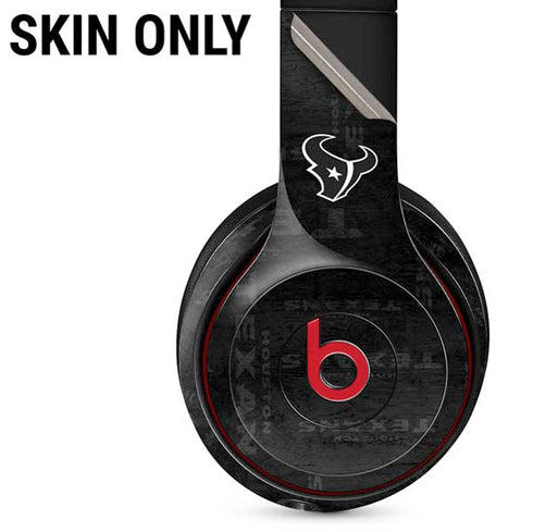 NFL Houston Texans Black & White Beats Solo 3 Wireless Skin