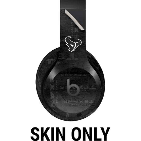 NFL Houston Texans Black & White Beats Studio Pro Wireless Headphones Skin