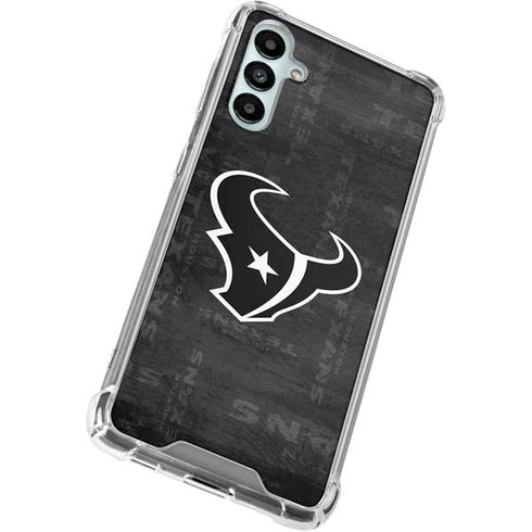 NFL Houston Texans Black & White Gabb Phone 4 Clear Case