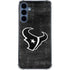 NFL Houston Texans Black & White Galaxy A35 5G Clear Case