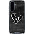 NFL Houston Texans Black & White Galaxy A36 5G Clear Case