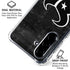 NFL Houston Texans Black & White Galaxy A36 5G Clear Case