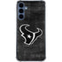 NFL Houston Texans Black & White Galaxy A55 5G Clear Case