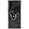 NFL Houston Texans Black & White Galaxy S23 Ultra Clear Case