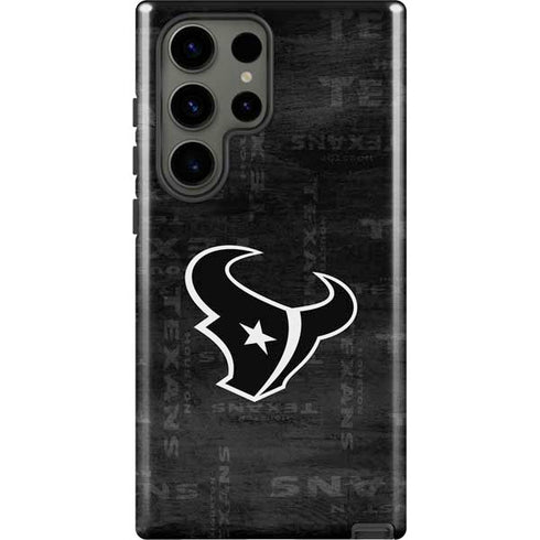 NFL Houston Texans Black & White Galaxy S23 Ultra Pro Case