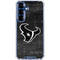 NFL Houston Texans Black & White Galaxy S25 Plus Clear Case