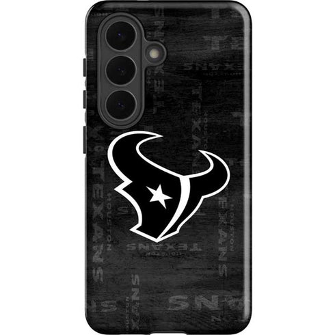 NFL Houston Texans Black & White Galaxy S26 Impact Case