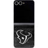 NFL Houston Texans Black & White Galaxy Z Flip6 Skin