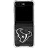 NFL Houston Texans Black & White Galaxy Z Flip6 Clear Case
