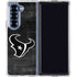 NFL Houston Texans Black & White Galaxy Z Fold6 Clear Case