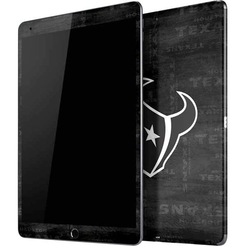 NFL Houston Texans Black & White iPad Skins