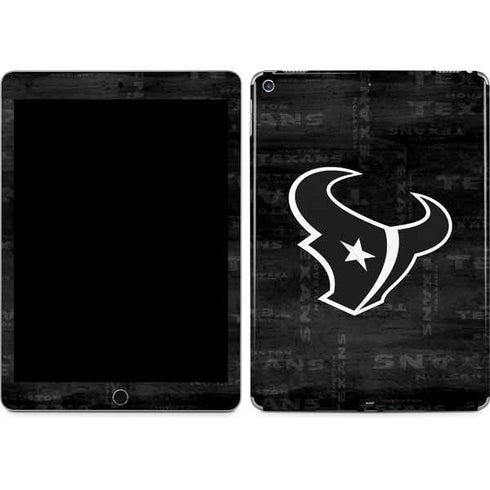 NFL Houston Texans Black & White iPad Skins