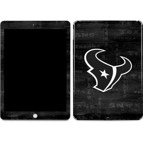 NFL Houston Texans Black & White Apple iPad Skin