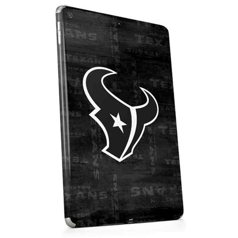 NFL Houston Texans Black & White Apple iPad Skin