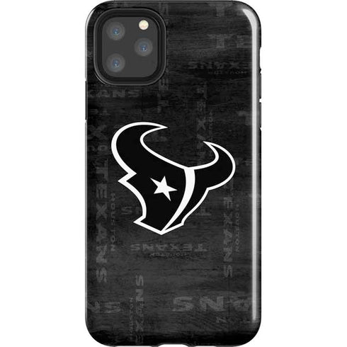 NFL Houston Texans Black & White iPhone Cases