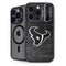 NFL Houston Texans Black & White iPhone 13 Pro Max Kickstand Case