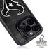 NFL Houston Texans Black & White iPhone 13 Pro Max Kickstand Case